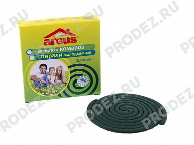Спирали малодымные Аргус (ARGUS) (10шт)/60
