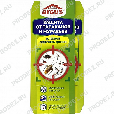 Ловушка клеевая для тараканов и муравьев Аргус (ARGUS)